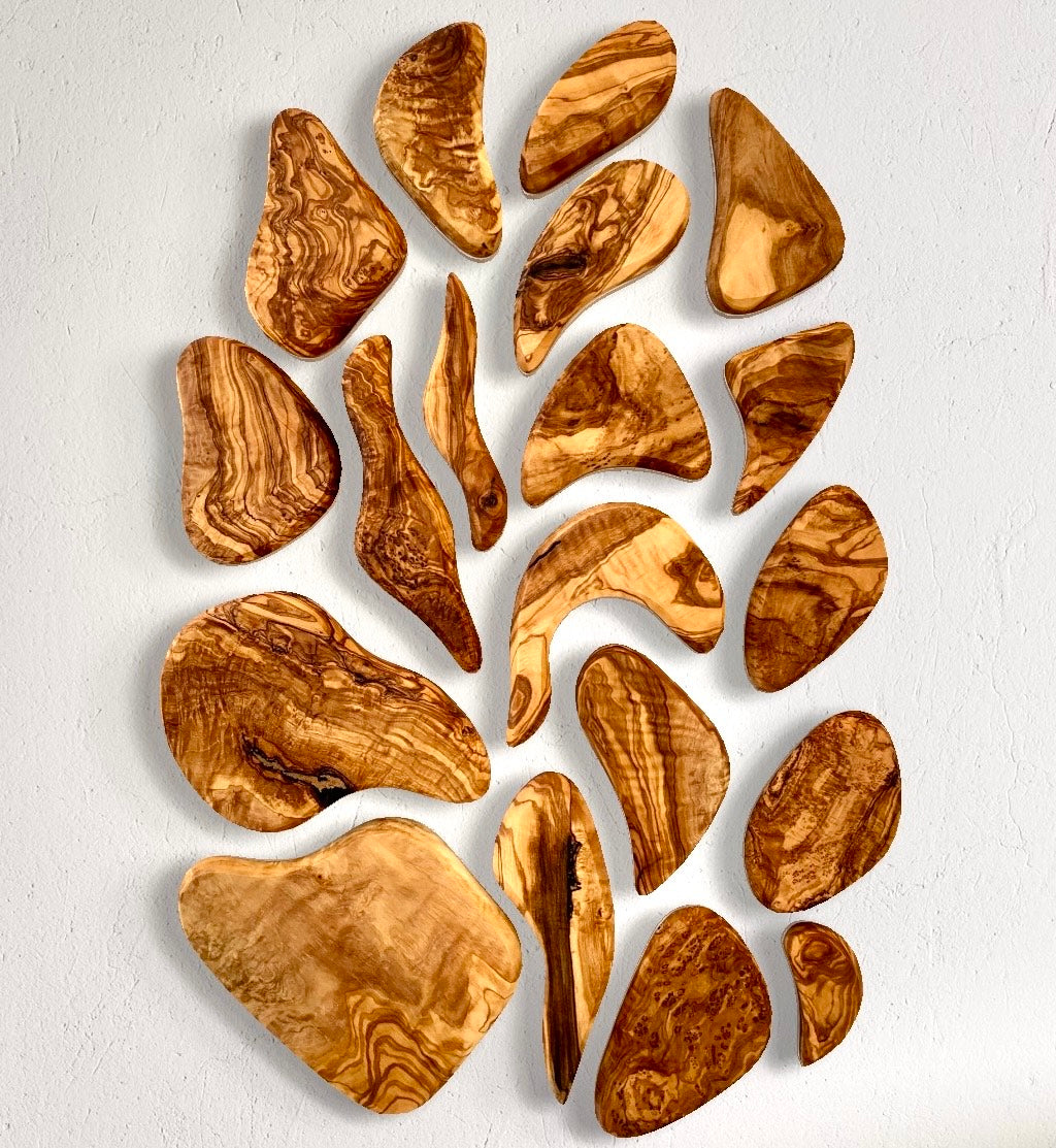 Artisan19 - Handmade Olive Wood Wall Decor Puzzle
