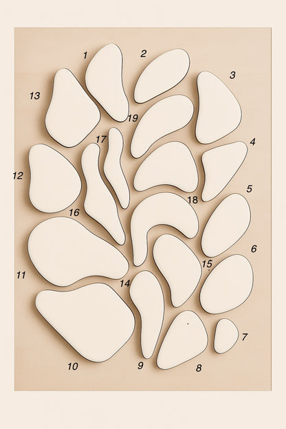 Artisan19 - Handmade Olive Wood Wall Decor Puzzle