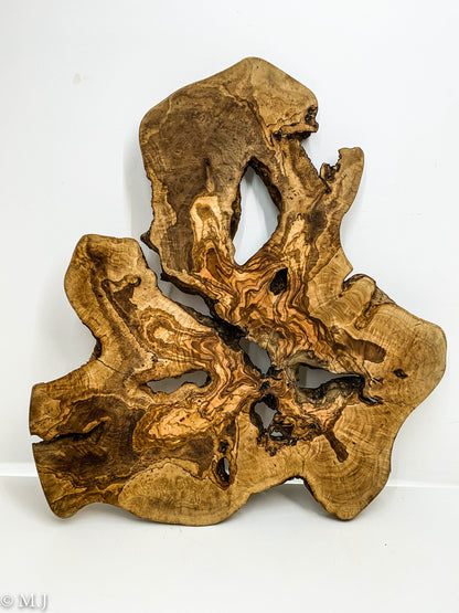 Unique Mediterranean Olive wood slab - Wall Art or Epoxy  Table Top