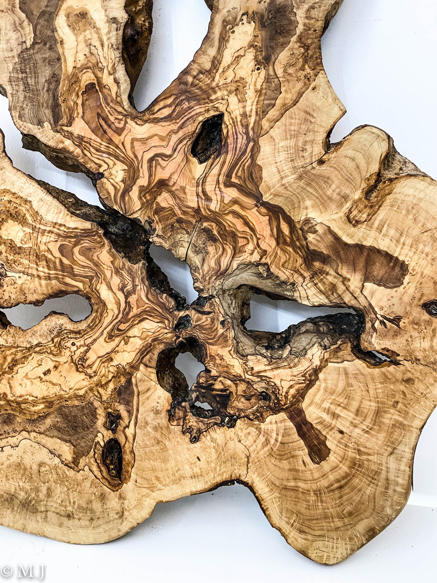 Unique Mediterranean Olive wood slab - Wall Art or Epoxy  Table Top